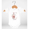 SpecialMe® Baby Body mit Namen und Initiale personalisiert Wunschname Geschenk