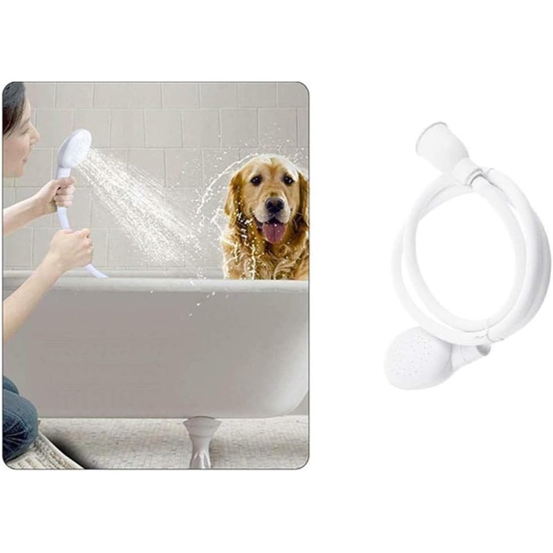 JIGCEN Portable Pet Shower Hose for Bath Taps