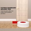 Peel and Stick Molding Baseboard Trim, 6 Inch Flexible Baseboard
