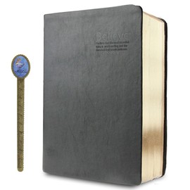 Soft Faux Leather Thick 640 Pages Blank Notebook A5 Daily Bible Study Notebook Diaries Drawing Sketchbook Scrapbook Life Records Best for Two Years Writing