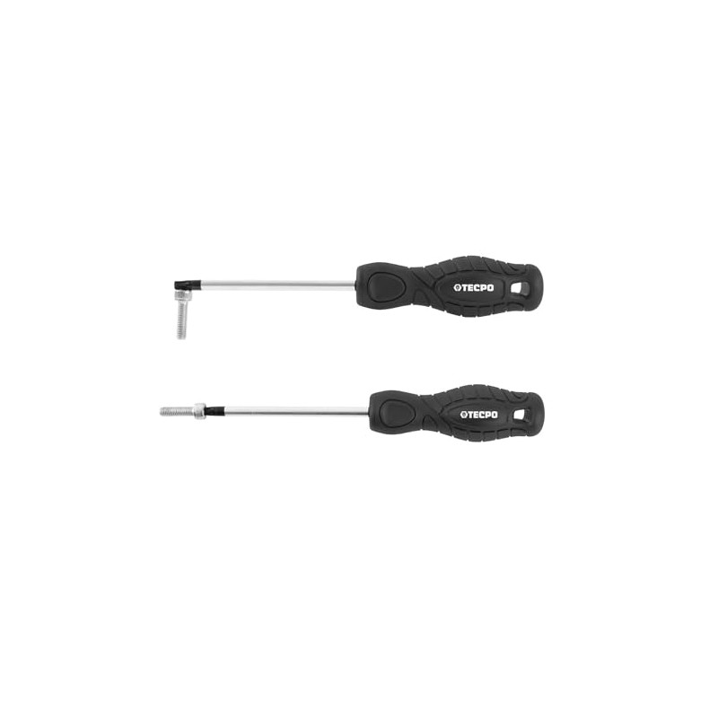 TECPO Screwdriver Set 11 Pieces Magnetic Screwdriver in High-Quality S2