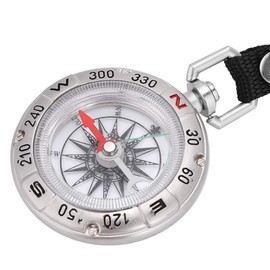 Compass Compass Metal Pocket Watch Portable Lightweight Keychain Compass Outdoor Camping Navigation Tool Climbing Hiking Outdoor Compass