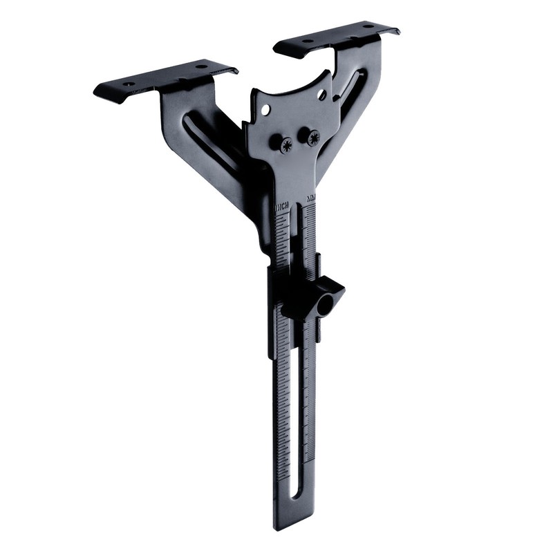 Compact Router Edge Guide for Fixed Base Full Metal Structure