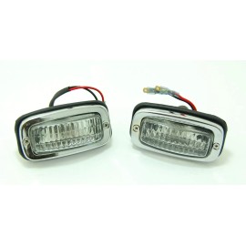 Unbranded Rear Back Up Light Set With Bulbs Fits Volkswagen Type2 Bus 1967-1971