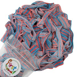 Variety Color Sour Gummy Belts (Blazpberry (Red & Blue Raspberry), 1.5 LB)