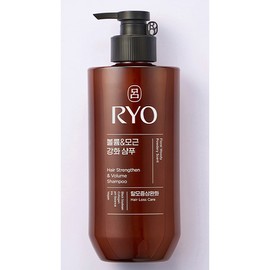 Ryo Black Walnut Volume Root Strengthening Hair Loss Relief Shampoo Woody Scent, 480ml, 1 piece