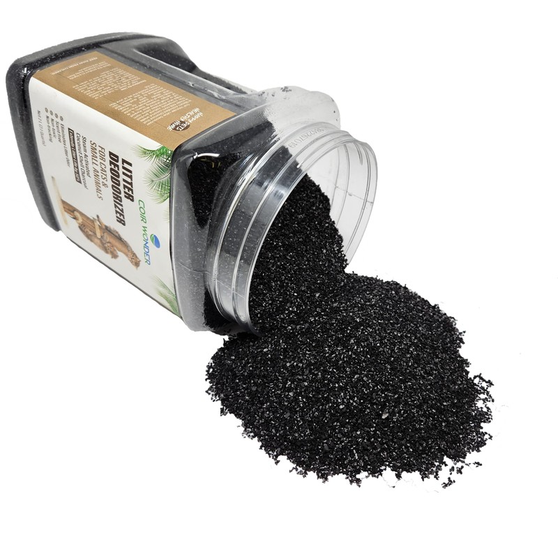 Coir Wonder Cat Litter Deodorizer – 2.2 Lb Activated Charcoal