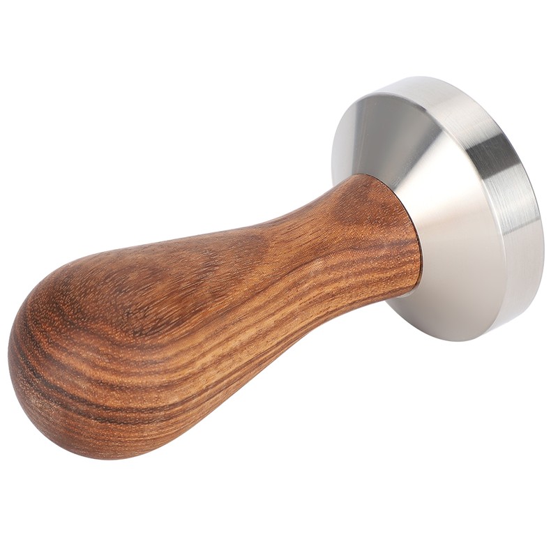 51mm Stainless Steel Wood Handle Coffee Tamper Coffee Powder Pressing