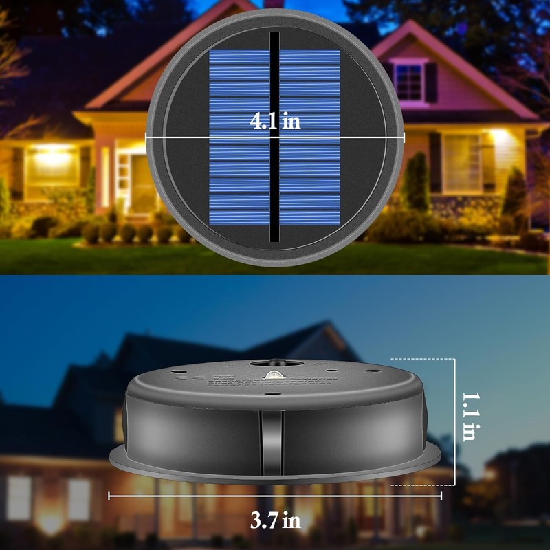 HELESIN Solar Lights Replacement Parts, IP65 Waterproof Solar Panel, Solar