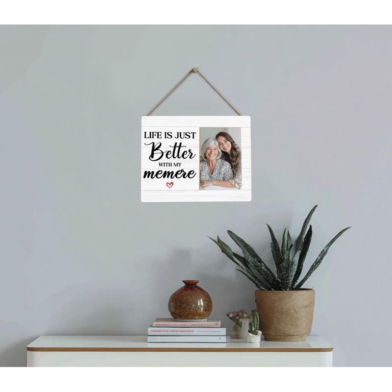 Memere Picture Frame,Gifts for Grandma,Life Is Better with My Memere