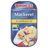 Princes Mackerel Fillets in Sunflower Oil (125g)
