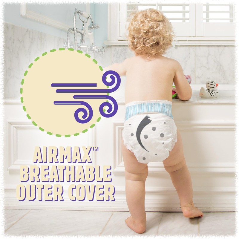 Cuties | Skin Smart, Absorbent & Hypoallergenic Diapers with Flexible