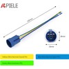 APIELE 22mm Metal Emergency Stop Push Button Switch Latching 12V-250V