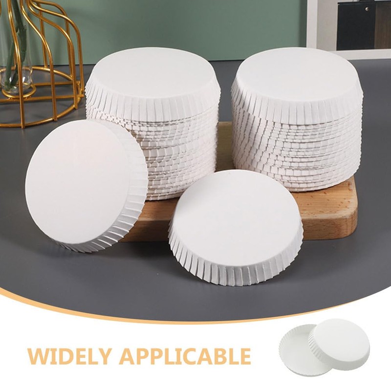Ipetboom 100pcs Disposable Paper Cup Lids Cup Covers Hot Cup