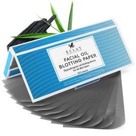 𝗪𝗜𝗡𝗡𝗘𝗥 𝟮𝟬𝟮𝟯* Oil Blotting Sheets for Face, Activated Bamboo Charcoal Blotting Paper for Oily Skin, Clears Sebum, 100 Oil Absorbing Sheets