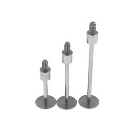 SUXING Flat Contact Points for Dial Indicator Depth 0.5mm Thickness 10 mm Diameter 4-48 UNF Thread (4-48UNF A Set)
