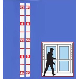 HM-101R Height Marker Door Strip (Set of 2)