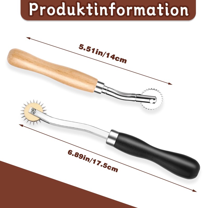 Pack of 2 Tracking Wheel Sewing Tool, Sewing Pattern Wheel