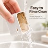 Wall-Mounted Toothbrush Holder for Bathroom Organization – Drill-Free, Dustproof Storage