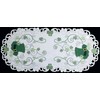 Creative Linens St. Patrick's Day Table Linens, Spring Embroidered Shamrocks