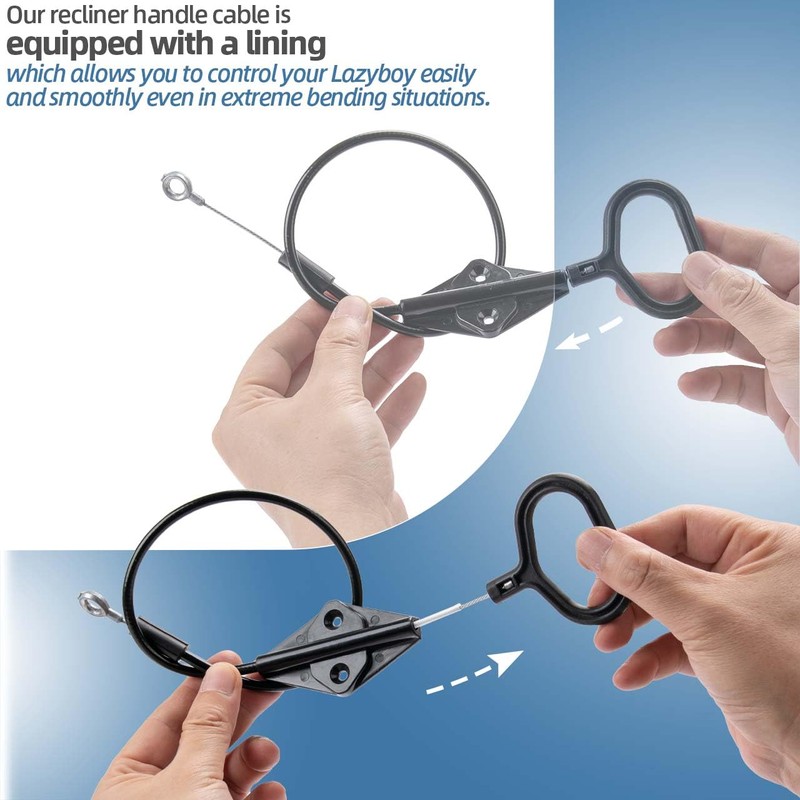 Recliner Pull Handle Replacement for Lazyboy - D Ring Parachute