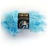 Fun Fur Yarn - Light Blue