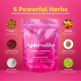 Aphrodite PH Balancing Probiotic Gummies Edible Dietary Healthcare Gummies