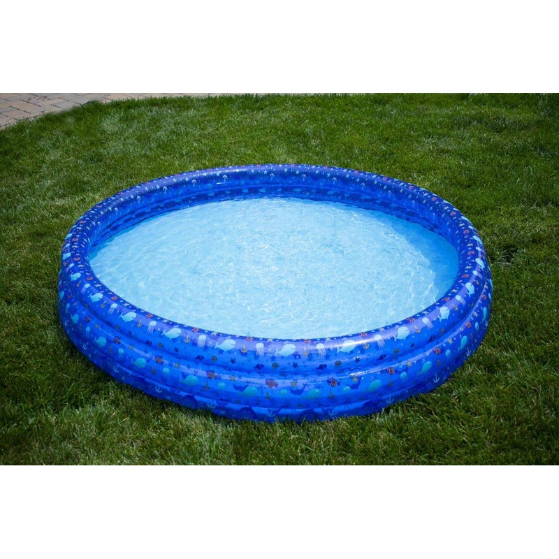 SWIMLINE Classic 3 Ring Kiddie Pool 60'' X 12'' For