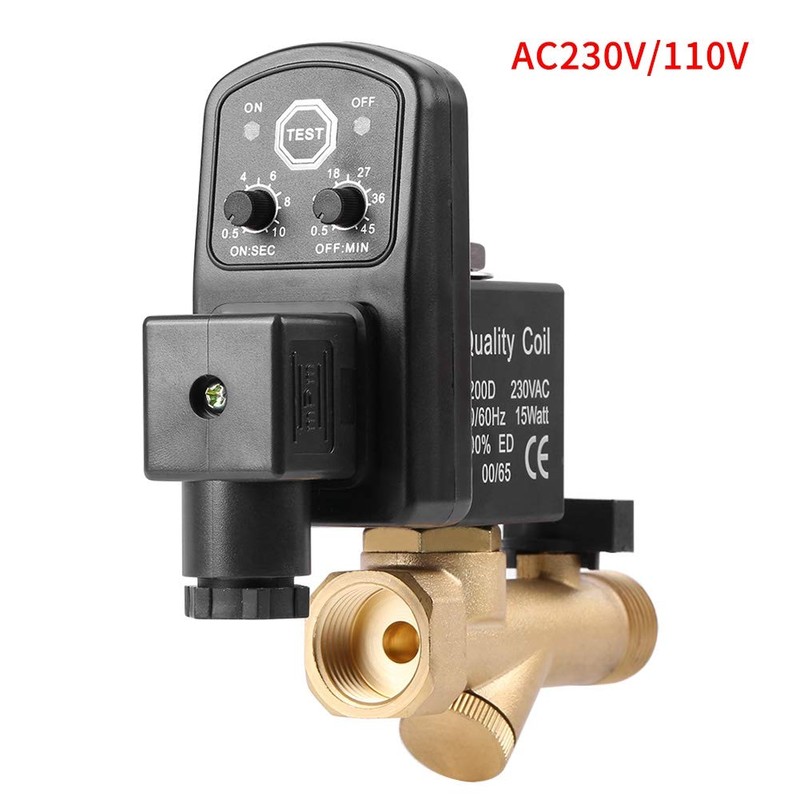Automatic Timed Water Potion Direct Acting Drain Valve G1/2 DN15