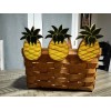 Longaberger Homemade Wooden Pineapple Basket Cuties for Longaberger Baskets