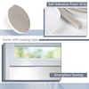 Flamorrow Dryer Vent Window Kit, 4" Window Vent Kit with