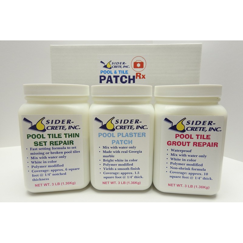 Sider Pool Plaster and Pool Tile Repair Combo Pack