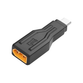 CERRXIAN XT60 to Type C Adapter, XT60 Male to USB Type-C Male Charging Connector, XT60 to USB C Extension Adapter 100W 20V/5A for Notebook, Projectors, LED, Robot Vacuum,and Other Typec Devices