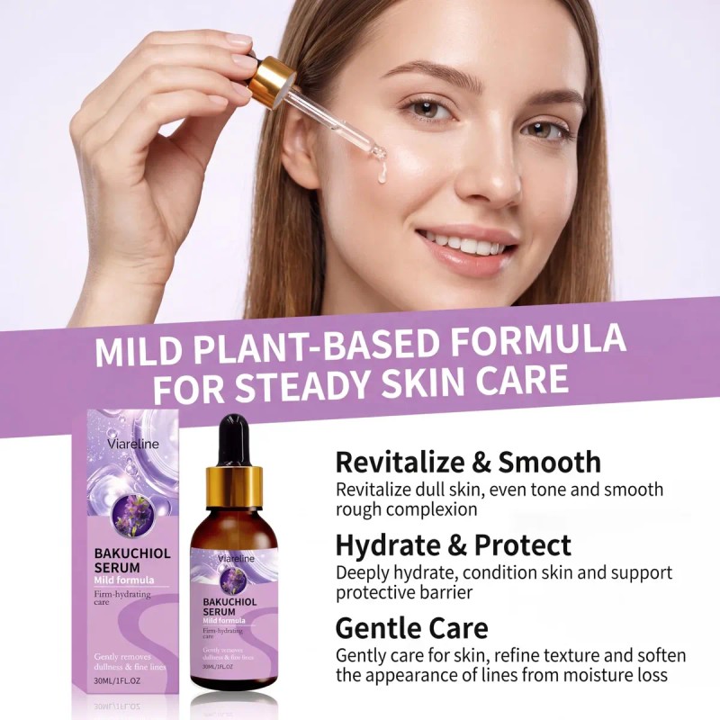 Bakuchiol Face Serum Mild Formula 30ml Plant Extract