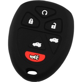 KeyGuardz Keyless Entry Remote Car Key Fob Outer Shell Cover Soft Rubber Protective Case for Suburban Tahoe Yukon 15913427