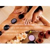 Windfulogo 2 Pcs Large Hot Massage Stones Set Natural Lava