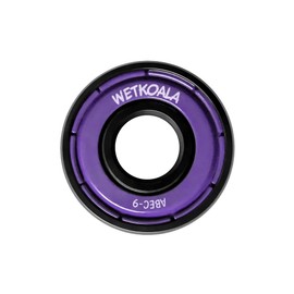 Wetkoala ABEC 9 Bearings (Pack of 8) for Skateboard/Inline/Roller Complete Longboard – Wave and Others 608 ZZ One Size Fits All | Friction Free and Durable Skate Bearings with Metal Cover
