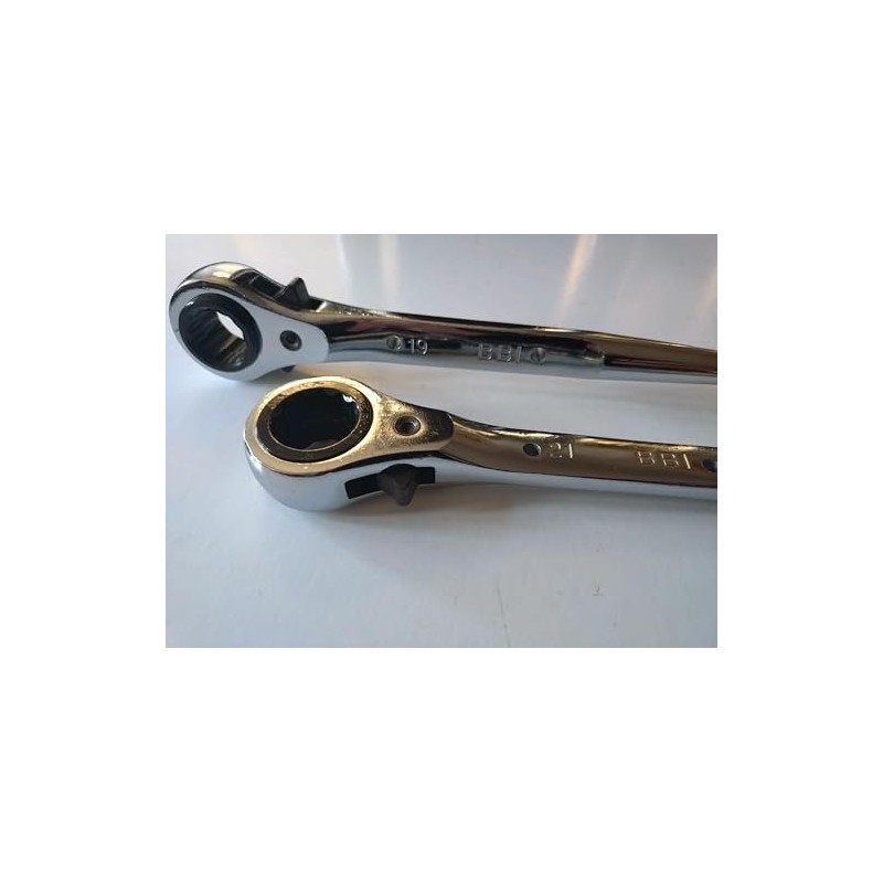 BBI LTD Flat Scaffold Spanner/Ratchet Podger 19 & 21 Double