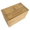 GiftsForYouNow Engraved Initial And Name Recipe Box