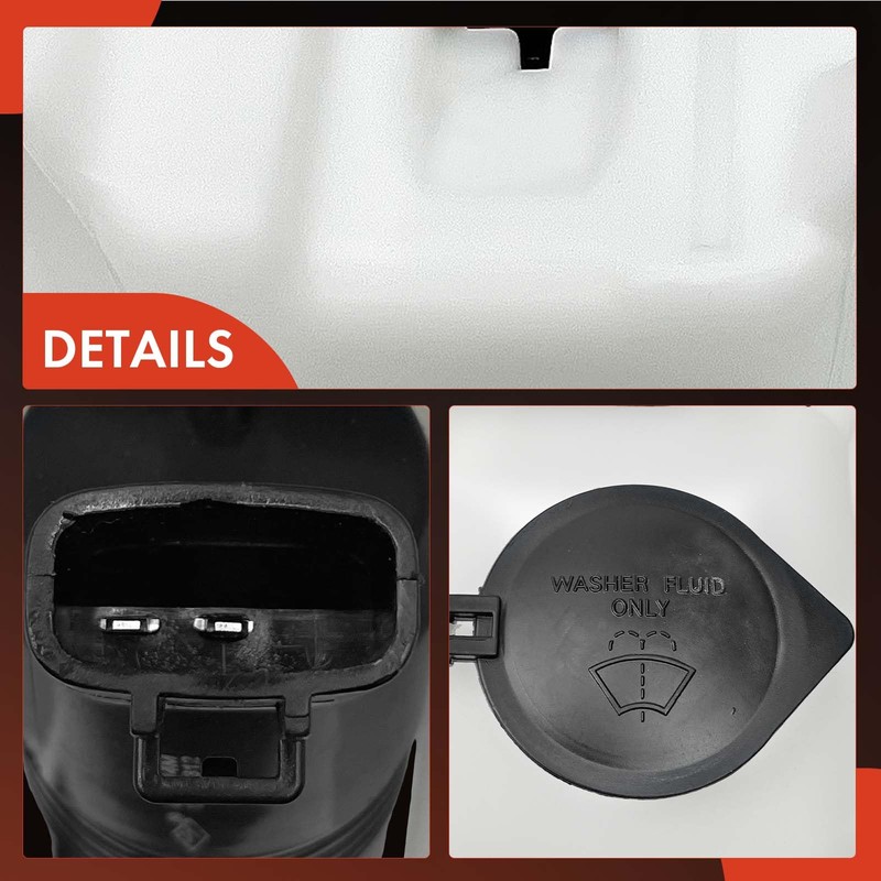 A-Premium Washer Reservoir Compatible with 1995-2000 Toyota Tacoma, with (Cap/Washer