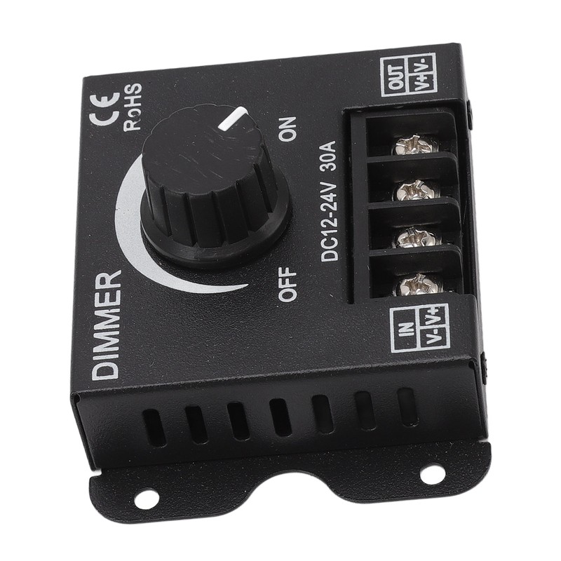 LED Dimmer Single Channel PWM Lighting Stepless Dimming Controller for