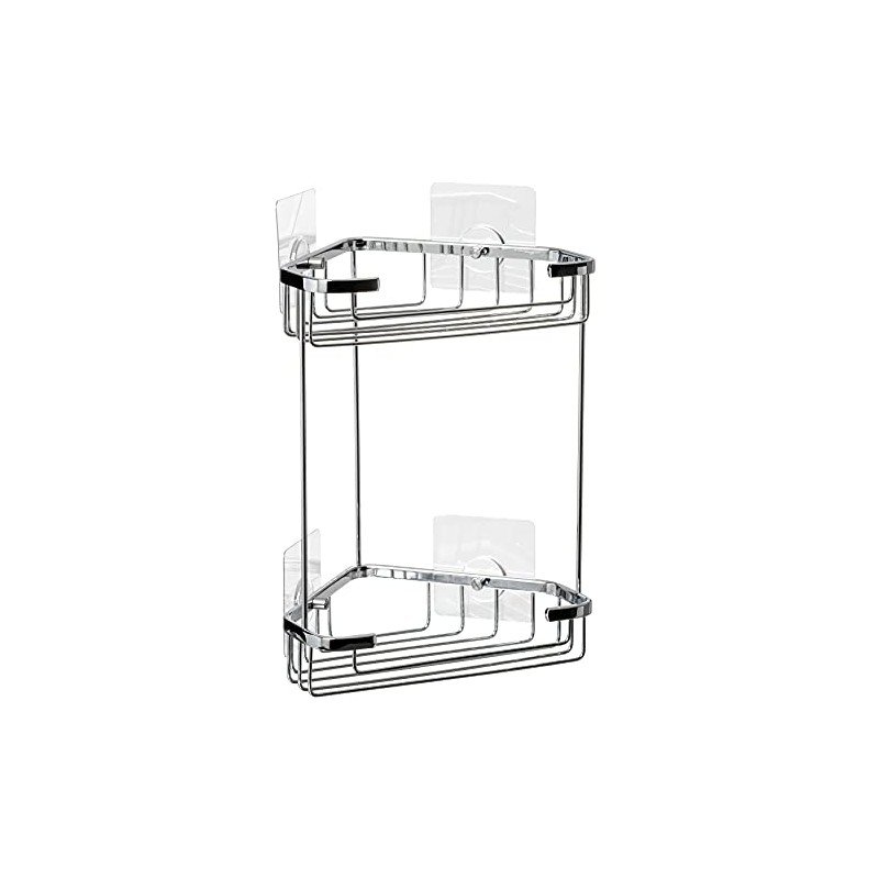 Tatay Krom Shower Shelf 2 Heights 100% Stainless Steel Brass