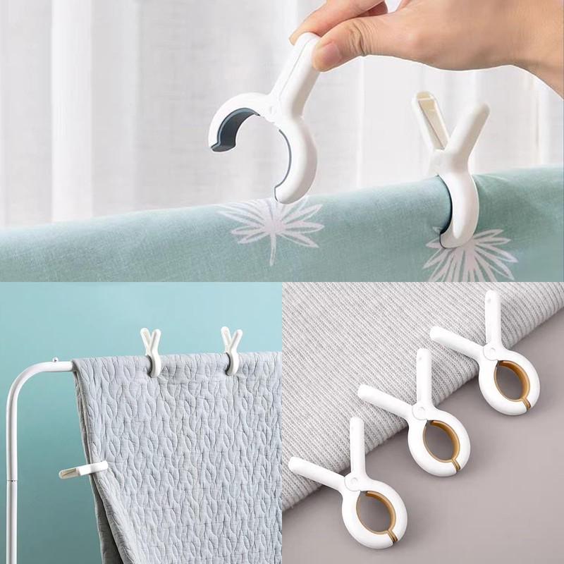 16 Pack Towel Clips for Sun Loungers, Beach Towel Clips,