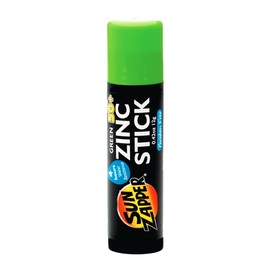 Sun Zapper Zinc Oxide Sunscreen Stick Green SPF 50+ Water Resistant for Face & Body, Adults, Kids (0.42 Oz, 12g) Broad Spectrum Sun Block, Made in Australia
