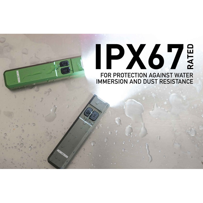 Monstrum Tracer 1000 Lumens Ultra-Slim EDC Flashlight | Forest Green