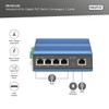 DIGITUS PoE Network Switch - 5-Port Gigabit Ethernet - DIN-Rail