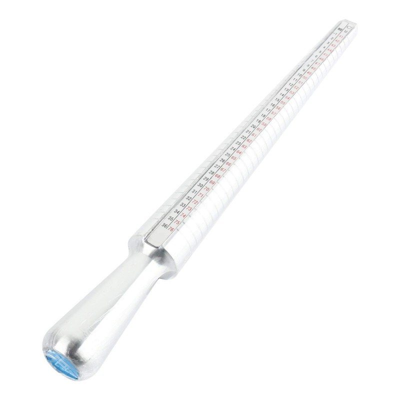 Jewelry Ring Mandrel Sizer Gauge Tools Set, Stainless Steel Ring