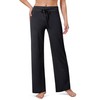 VALANDY Creamlush Wide Leg Pants Woman Drawstring Pajamas Lounge Pants