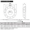 Design Washer M6 Outer Diameter 0.7 inch (19 mm) SUS304