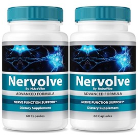 (2 Pack) Nervolve – Clean Daily Formula with a Premium Natural Blend to Support Nerve Wellness, Comfort & Overall Vitality, Just Take 2 Easy-to-Swallow Pills a Day (120 Capsules)